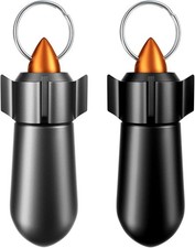 2 Packs Pill Keychain, Pill Case, Waterproof Pill Holder, Portable Pill Conta...