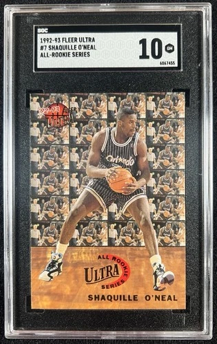 1992-93 Fleer Ultra All Rookie Series #7 Shaquille O'Neal SGC 10 GEM MINT