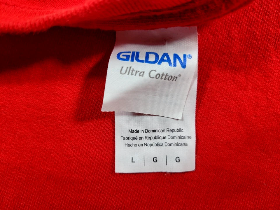 Camiseta Iowa Cubs Hombre Grande Roja Adulto Liga Menor - VENDIDA COMO ESTÁ, (pequeño agujero) Foto 3 de 4