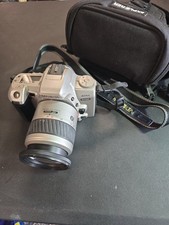 Minolta Dynax 404si SLR 35mm Camera 28-80mm Zoom Lens w/ Bag Works