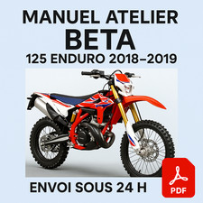 Manuel Atelier Beta 125 Enduro 2018-2019 Revue Technique Moto RMT CD PDF