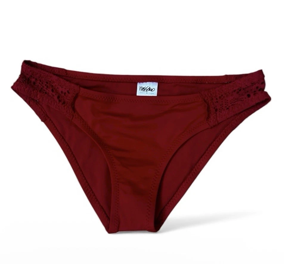 🍃MOSSIMO Conjunto de natación Tankini de dos piezas de encaje para mujer | Rojo/Talla S Foto 4 de 4