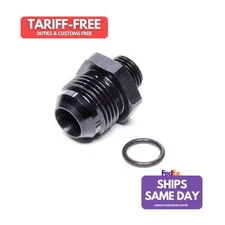 Vibrant 16834, One Black Aluminum -10An Flare To Straigh T Cut Thread (9/Fits 16