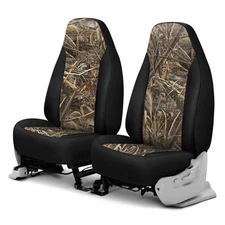 Saddleman 328429-11 Realtree Camo 1st Row Max5 w Black Custom Seat Covers