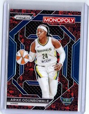 2024 Prizm Monopoly WNBA #WNBA14 Arike Ogunbowale All-Star Red Classic Icons