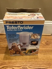 NEW Vintage Presto Tater Twister Electric Curly Fries Potato Spiral Cutter 02930