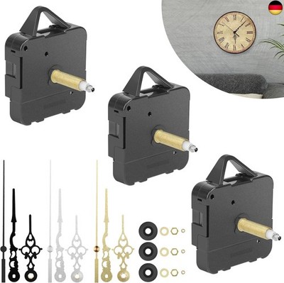EEEKit Uhrwerk für Wanduhr, 3 Stück Quarz Hochdrehmoment Uhrwerke zum S