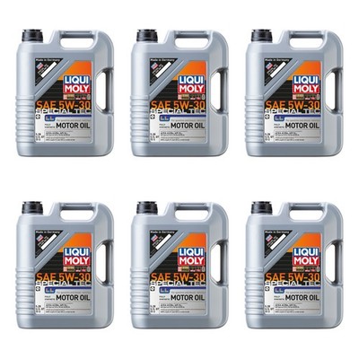 Liqui Moly 30L Engine Motor Oil - Special Tec LL 5W-30 (6x5L)