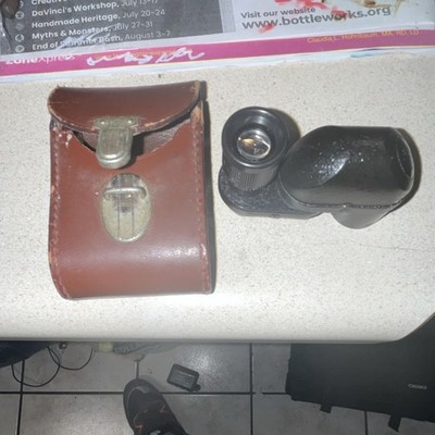 Jena 0x21 Optical Viewfinder 24x36mm Film Camera w/ Leather Case 1950s