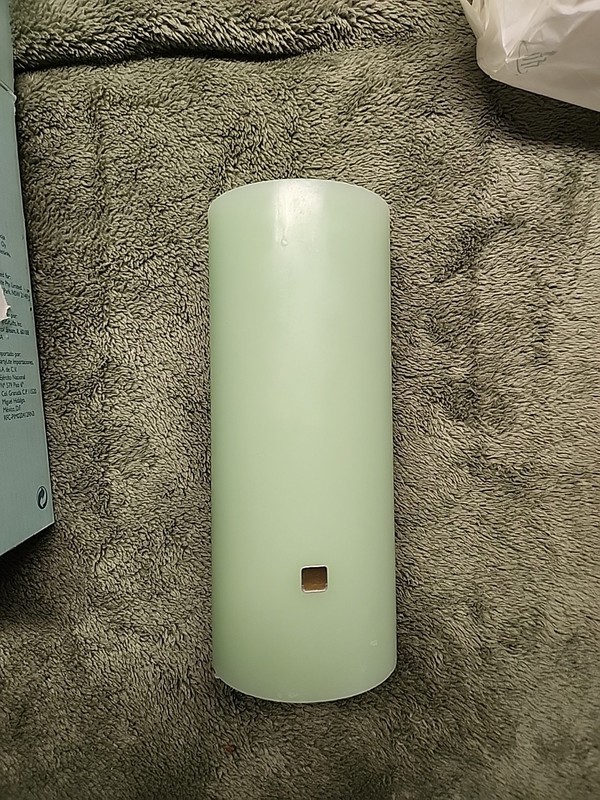 PartyLite HONEYDEW 3 x 7 Flat Top Pillar Candle C3752 Green Melon