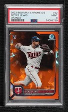 2022 Bowman Chrome Sapphire Edition Orange 22/75 Royce Lewis #92 PSA 9 MINT 02u3