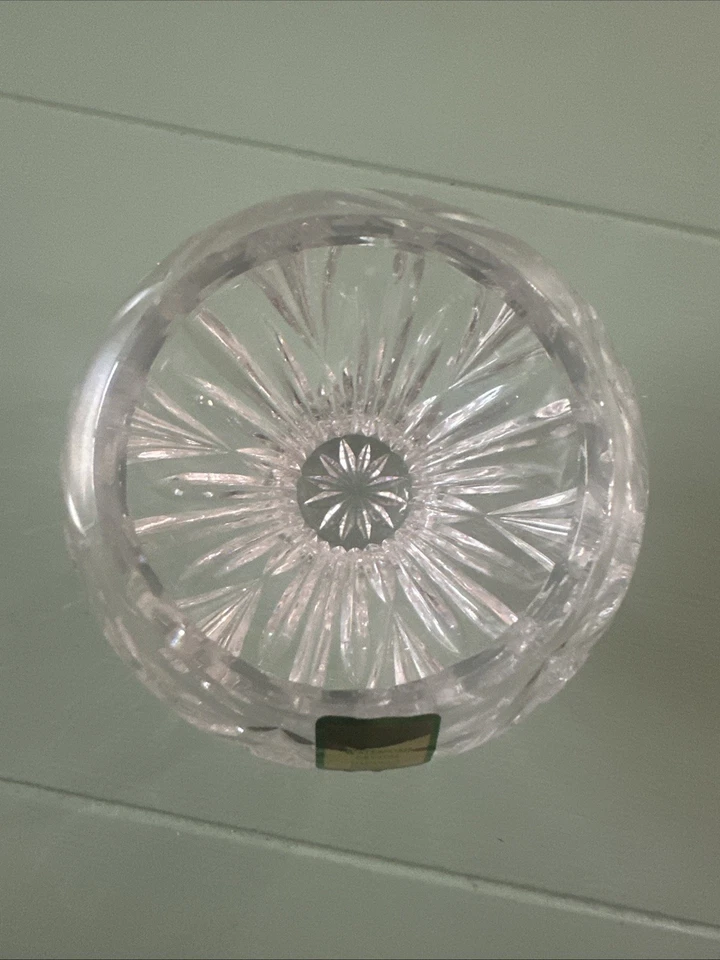 Waterford Marquis Saxony Crystal Hand Cut Rose Bowl 3" Discontinued - Image 3 of 4