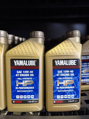 #ad Yamalube HP Full Synthetic 10W 40 4T Engine Oil 2 Pack 2 Quarts OEM Yamaha $25.00