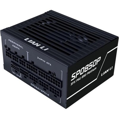 850W 12V 80 Plus Platinum Full Modular SFX Form Factor Power Supply with 2x6 ...