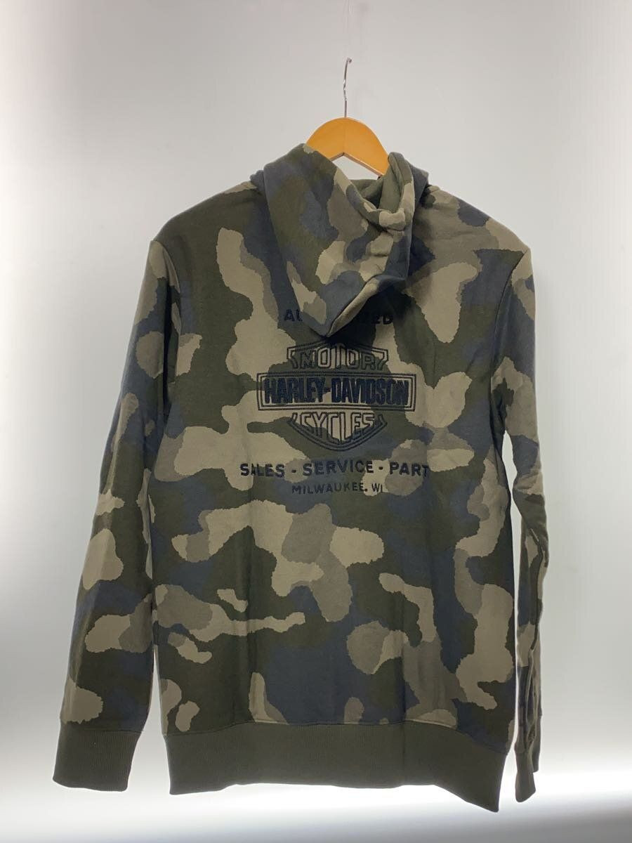 HARLEY DAVIDSON ZIP HOODIE S COTTON Khaki CAMO 96781-23VM