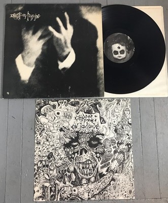 Christ on Parade A Mind is a Terrible Thing Lp orig '87 US press insert  HC punk