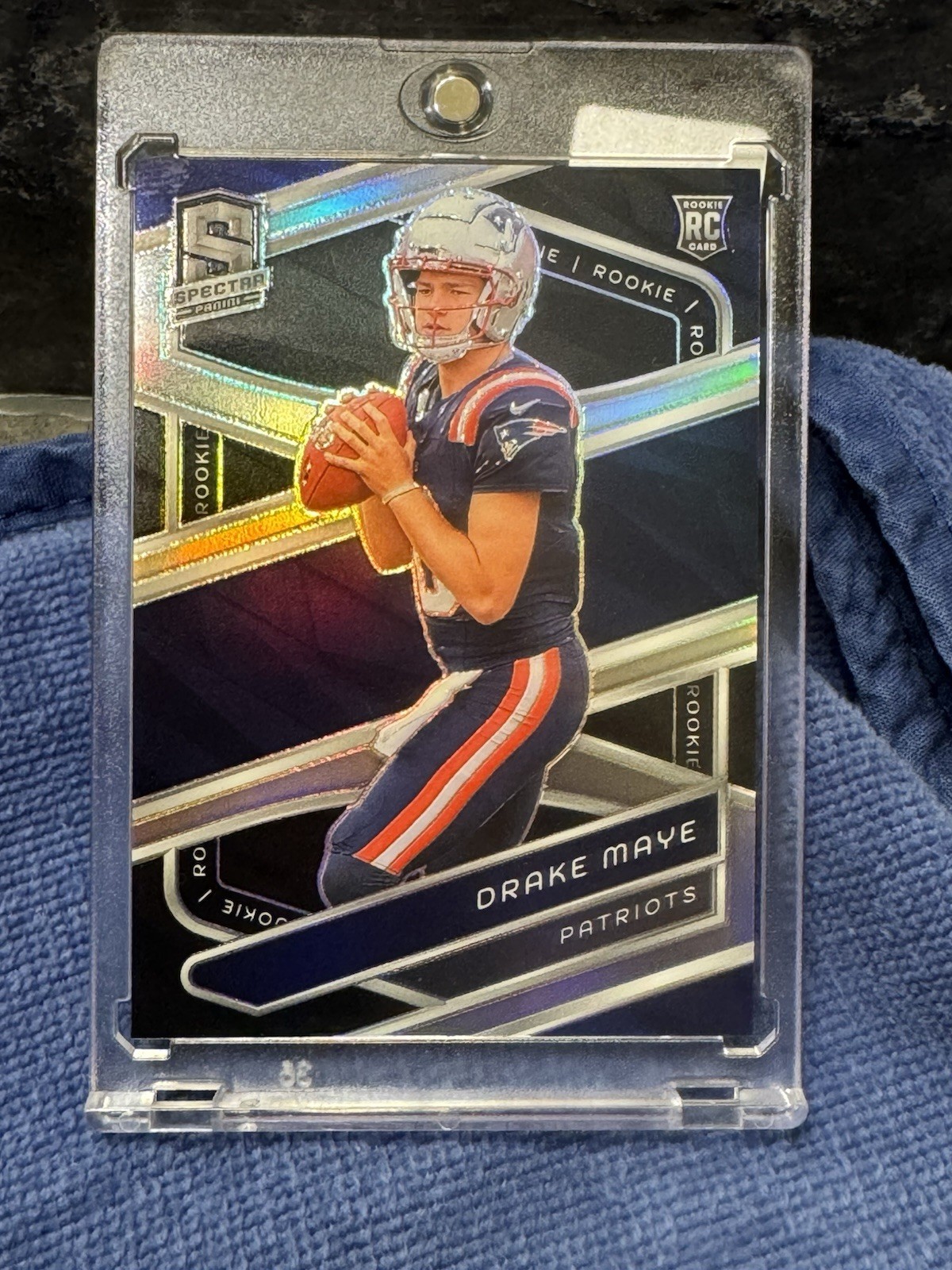🔥2024 Panini Spectra - Rookies Drake Maye #113 Silver Prizm (RC) Patriots