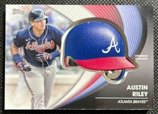 2022 Topps Update Austin Riley #BH-ARI Commemorative Batting Helmet Relic