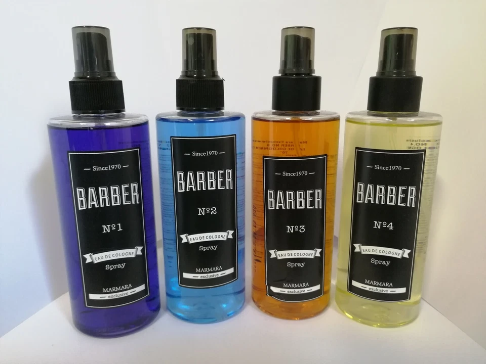 ( 28,90€ / 1L ) Marmara Barber Spray Cologne - Pumpspray 4er Mix je 250ml