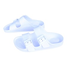 Orthotic Sandal Slipper Plantar Fasciitis Relief Lightweight Deep Heel White 2-7