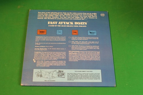 Yaquinto FAST ATTACK BOATS Arab-Israeli Naval War - 1980 Thin edition Unpunched - Picture 2 of 5