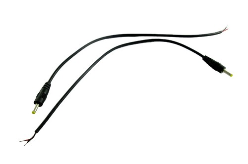 DC Power Connector 4.0mm x 1.7mm Male Plug Socket With CCTV Cord Cable 1ft 30cm - Picture 3 of 3