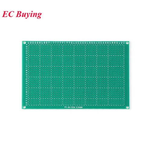 5pcs 8x12cm Single Copper Prototype PCB Fiberglass Plate Protoboard For ...
