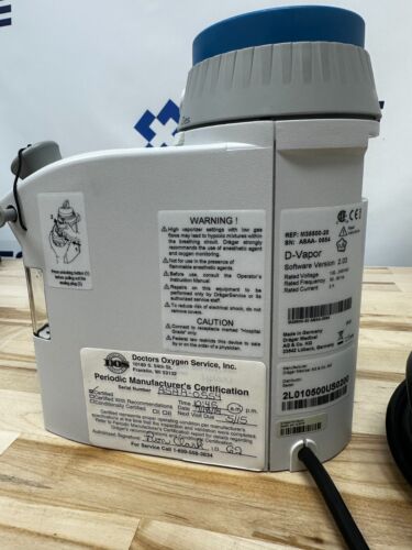 Máquina de anestesia vaporizador de desflurano Drager M35500-20 D-Vapor S2000 - Imagen 4 de 4