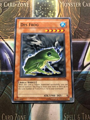 *** DES FROG *** CRV-EN026 YUGIOH! | eBay