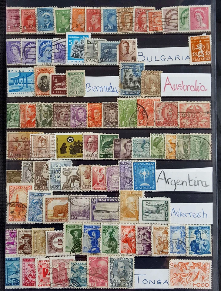 Oldtime Worldwide Early COLLECTION from the 1850s-1960s (mostly) used /O - Image 4 of 4