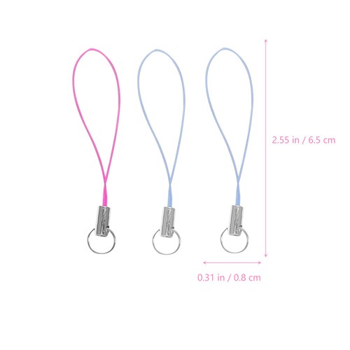 100 Pcs Pendentif Chiffre Poupée Sangle Téléphone Cordons Charme Portable - Photo 5/11