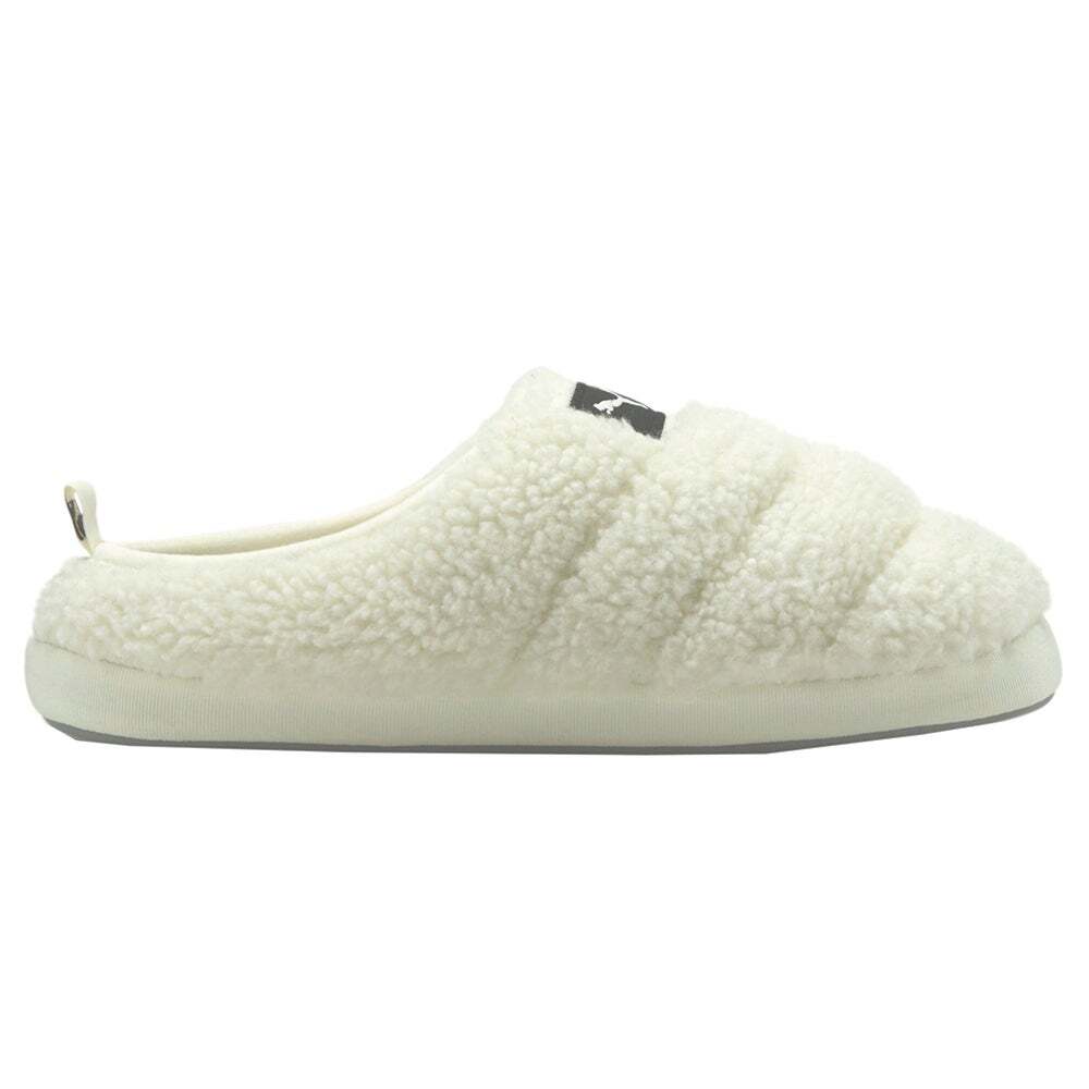 Мужские повседневные тапочки Puma Sherpa Logo Scuff Off White 384943-01 5690₽