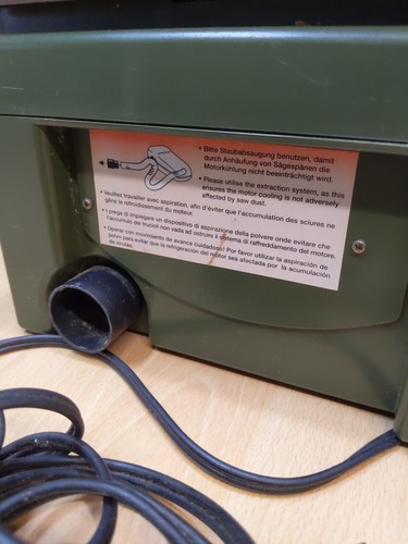 Sierra de mesa PROXXON FKS/E modelo 38070 rara probada funcionando/brazo guía dañado - Imagen 10 de 16