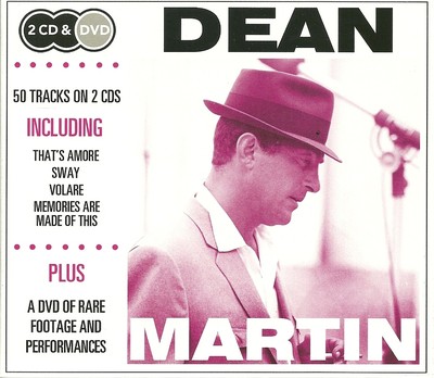 DEAN MARTIN 2 CD & DVD BOX SET, THAT'S AMORE SWAY VOLARE & RARE FOOTAGE ON DVD