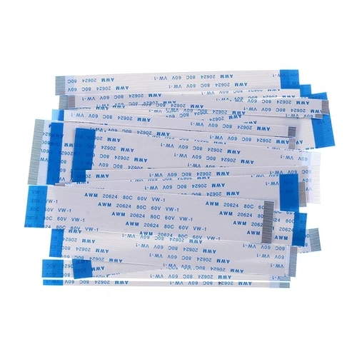0.5mm Pitch FPC FFC Flexible Flat Cable Ribbon | 40 50 60 80 Pin | 10Pcs Pack