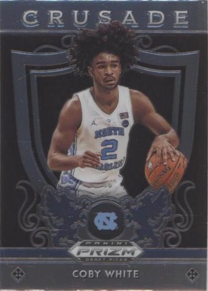 NBA Rookie Card 2019-20 Panini Prizm Draft Crusade #61 Coby White