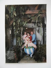 Albert Uderzo "Asterix & Obelix - Zeichner" Autogramm signed A4 Magazinbild