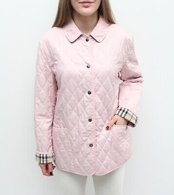 Women's BURBERRY London Quilted Jacket Nova Check Lined Size Women's BURBERRY London Quilted Jacket Nova Check Lined Size