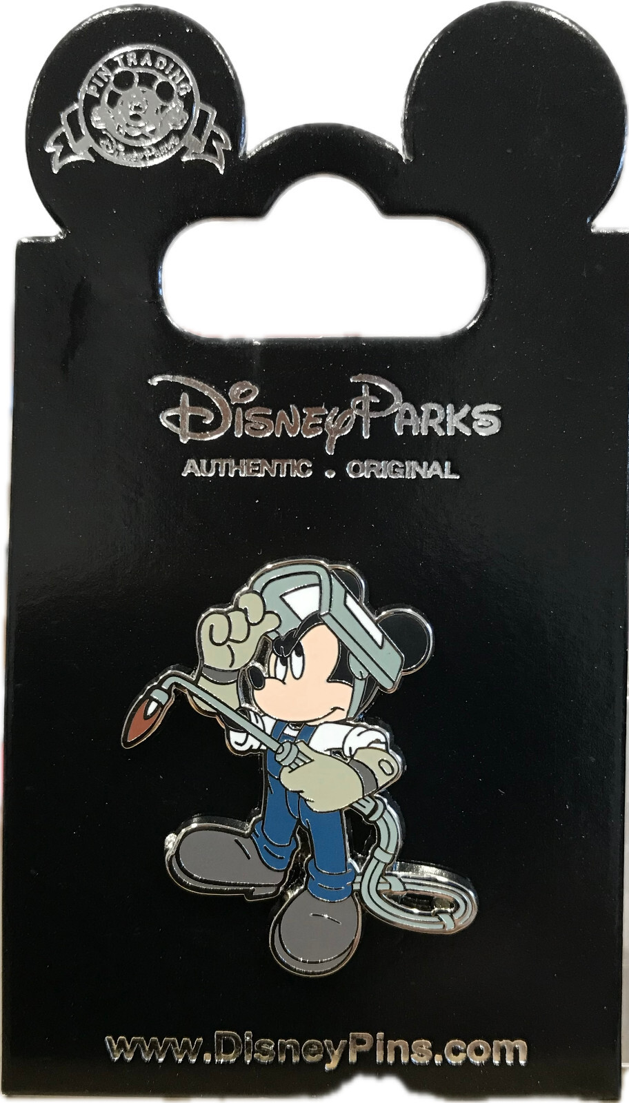 Disneyland Mickey Mouse Welder Worker Collectible Trading Pin