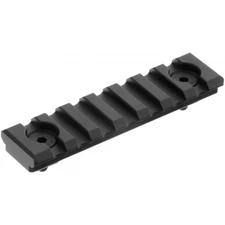 UTG PRO M-LOK 7-Slot Picatinny Rail Section Black MTURS10M