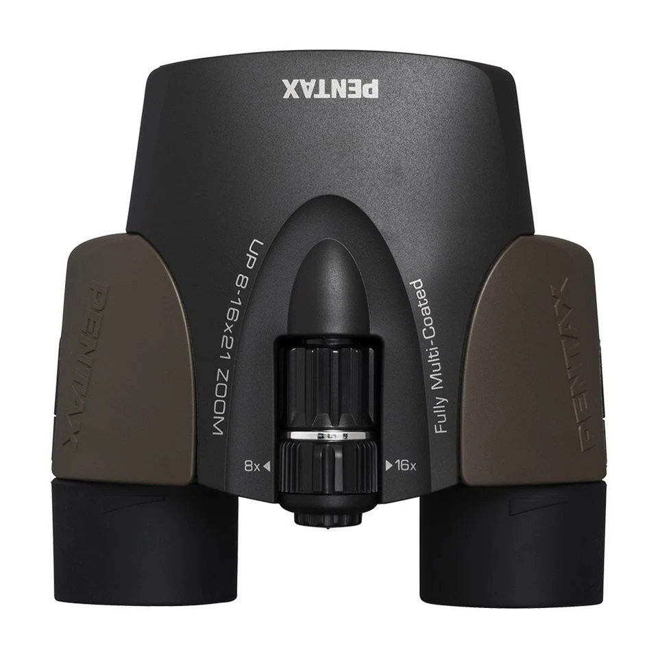 PENTAX Porro Prism Binoculars UP 8-16x21 Brown Bak4 Full Multi Coating 61962 NEW - Image 2 of 4