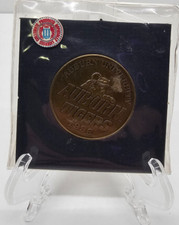vintage 1993 Alburn Tigers football collector Coin metal with schedule
