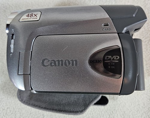 Canon DC330 Mini DVD Camcorder Video Camera PARTS ONLY With Cords Manual Box - Picture 4 of 10