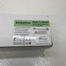 Kingston Brass BA3962 Restoration 3-1/8" Towel Bar - Nickel