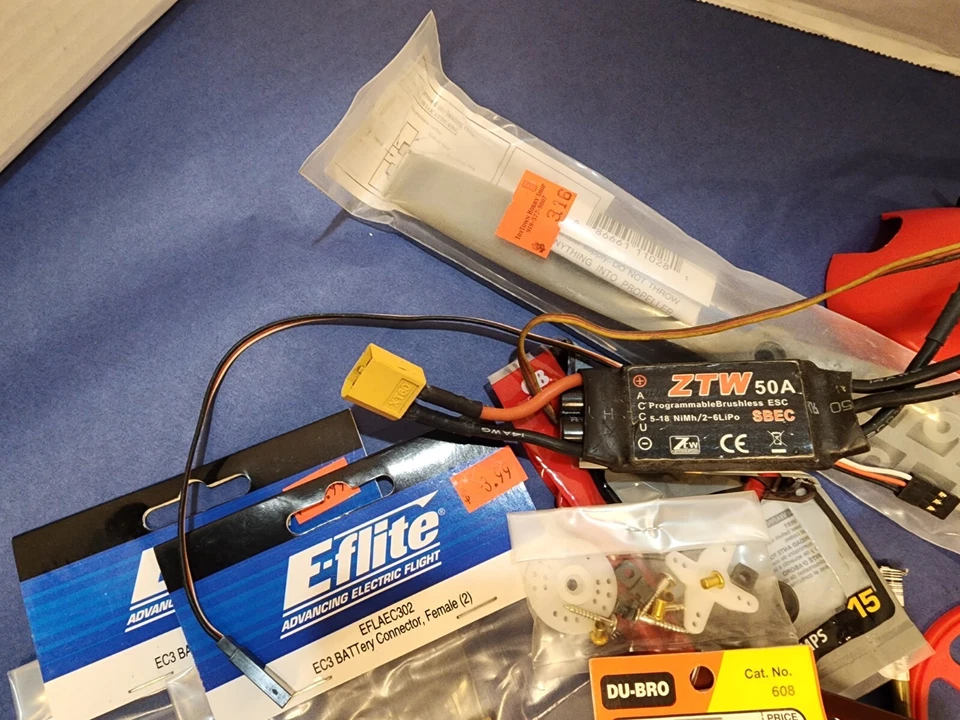 Venom Flight Pack 3200 30C Battery Plus More Sunnysky 2814, ZTW 50A, READ - Image 3 of 4