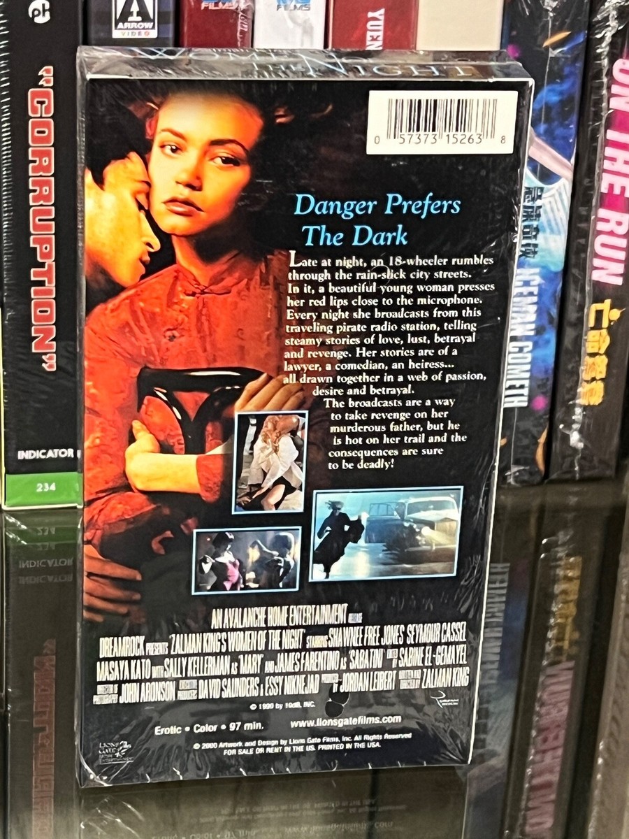 Women Of The Night (VHS) Shawnee Free Jones, Avalance VHS VIDEO