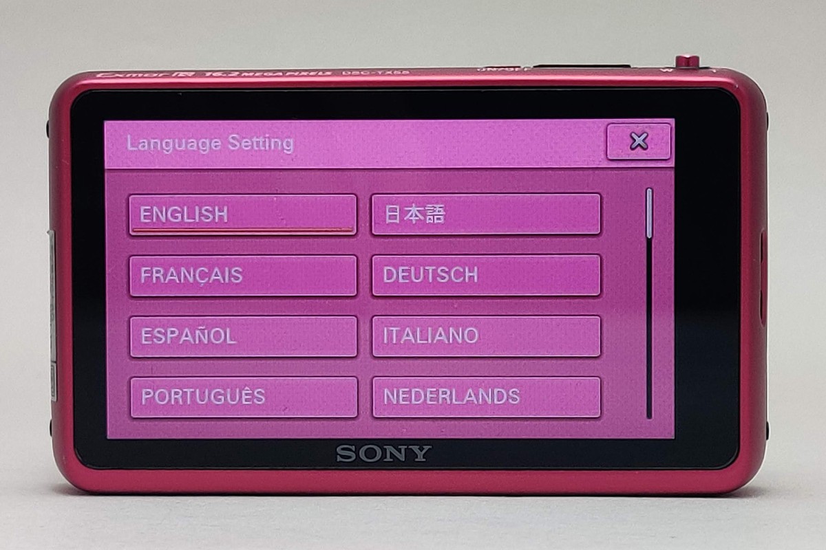 ⏯️ *Multilingual* Sony Cybershot DSC-TX55 Pink 5x Zoom