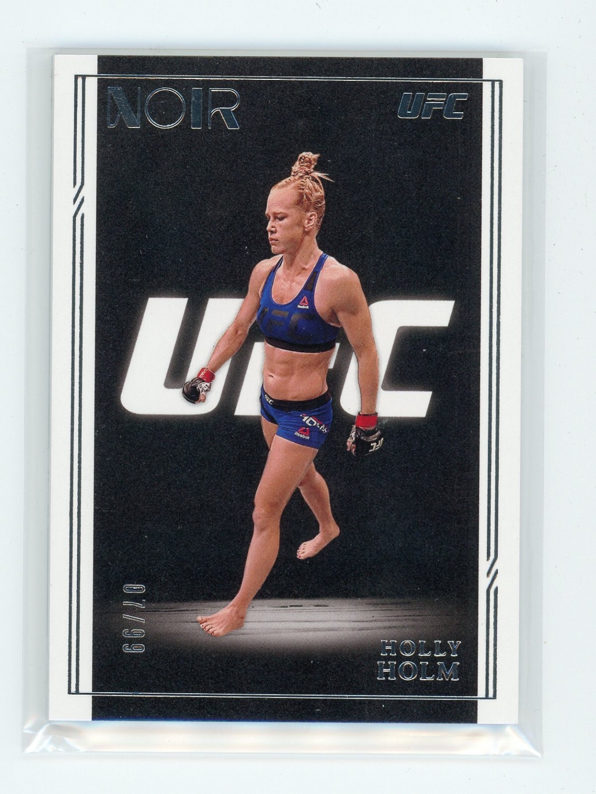2021 Panini Chronicles Noir UFC HOLLY HOLM #d 07/99 SP #333