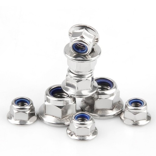 Tuercas de inserción de nailon de acero inoxidable A2 con brida M3M4M5M6M8M10M12 DIN6926 - Imagen 6 de 9