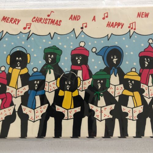 5 Sets NEU Vintage MCM Weihnachtskarten 10,5 x 4,5" Karte & Umschläge - 30 Karten Neu in Verpackung - Bild 12 von 18
